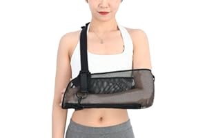 Boisea Arm Sling Shoulder Immobilizer for Women and Men,Adjustable Ergonomic Medical Shoulder Sling for Torn Rotator Cuff,Mesh Shower Sling for Shoulders,Clavicle,Wrist,Elbow Injury