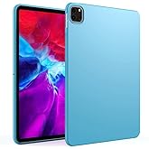 GUNPRIO Blue Case iPad Pro 11-Inch, 2022/2021/2020/2018 Model (4th/3rd/2nd/1st Generation), Soft, Flexible TPU Skin Bumper Back Cover