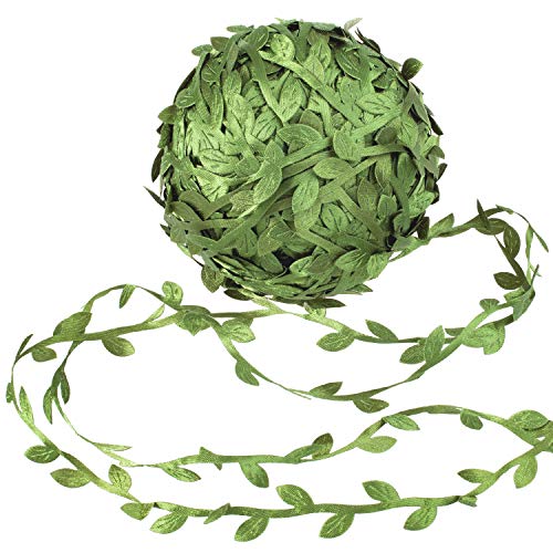 Whaline Artificial Vines 262 Feet Fake Simulation Foliage Leaf Hanging Plant Garland DIY Decorative Home Wall Garden Rustic Wedding Party Wreaths and Flower Decor