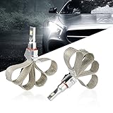 Led Headlight Bulbs H7 CREE 48W Fanless Cool White 4800LM 6500K IP65 Waterproof Headlight Conversion Kit