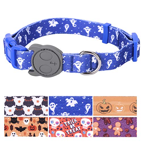 PetANTastic Best Adjustable Small Dog Collar Durable Soft & Heavy Duty with Halloween Design, Outdoor & Indoor use Comfort Dog Collar for Girls, Boys, Puppy, Adults