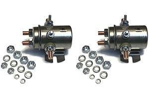 VITAL ALL-TERRAIN (2 Pack) 12V Winch Motor Industrial Switch Relay Solenoid Continuous Duty 6 Terminal