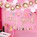 Baby Shower Balloon Garland Kit - Baby Pink Balloon Arch Kit Baby Girl Foil Balloons Girl Baby Shower Decor (Pink)
