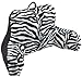 Brentwood Animal Fur Bedrest, Zebra