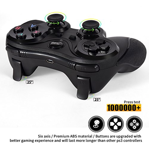 UPGRADED-VERSION-TPLGO-Wireless-Controller-for-PS3-Bluetooth-Double-Shock-Sixaxis-Remote-Gamepad-for-Sony-PS3-Playstation-3-with-Gift-PackageNew-Year-Gift-for-Children-and-Friends