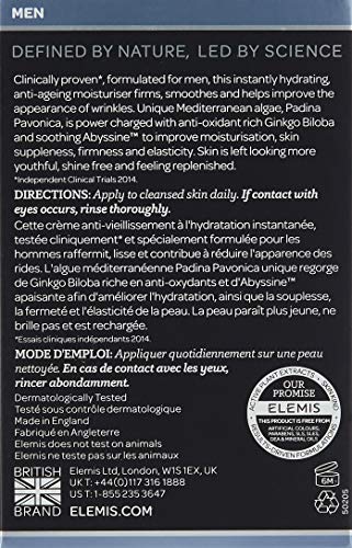 elemis mens moisturiser