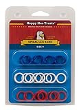 Happy Hen Treats Spiral Leg Bands for Pets, Size 9