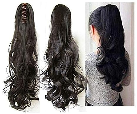 Glan Wavy Ponytail Extensions Feel Like Human Hair For Women And