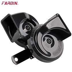 FARBIN Car Horn 12v High/Low Tone Super Loud Horn