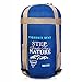 Forbidden Road Backpacking Sleeping Bag - 3 Season Warm & Cool Weather, Portable Single Sleep Bag Lightweight Water Resistant Semi Envelope for Camping Hiking Backpacking - Compression Bag Included