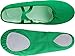 L-RUN Girls Ballet Shoes Canvas Balletrina Slipper Dance Shoes Green 2 Little Kid