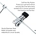Homend 6-Tier Skirt Hangers Foldable Pants Hangers Closet Organizer Stainless Steel Fold up Space Saving Hangers (5 Pack)
