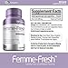 FEMME-FRESH™ Boric Acid Vaginal Suppositories - Feminine Health Support & pH Balance - Prevents Yeast Infections, Alleviates Pain and Discomfort. Made in USA – 24 Delicate Suppositories