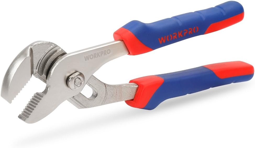WORKPRO Pliers Set 4-piece Locking Plier Slip-joint Plier Groove Joint Pliers and Adjustable Wrench Home Maintenance Tool Kit - - 