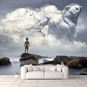 Wall Murals for Bedroom Fantasy View Mystery Collage Removable Wallpaper Peel and Stick Wall Stickers - 66x96 inches