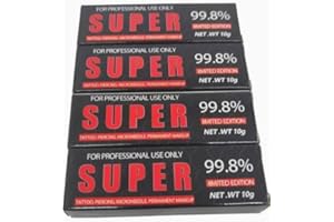 YK Super Numbing Cream, Maximum Strength 99.8%, Fast Acting, for Permanent Makeup, Microblading, Eyebrows, Lips and Tattoo, 2