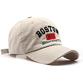 Boston Cap Unisex Baseball Cap Sun Hat Adjustable Trucker Cap