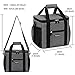 Bagmine 24 Can Cooler Bag Solf Side, Collapsible Insulated Lunch Cooler Bag Soft Cooler Tote for Pinic Camping, Leak Proof, 15 Liter, Gray