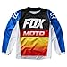 Fox Racing 180 Fyce Kids Boys Off-Road Motorcycle Jersey - Blue/Red/Small