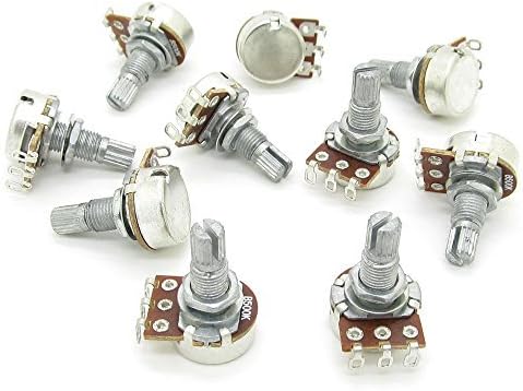 Pxyelec B500K OHM Audio POTS Guitar Potentiometer Replacement for Electric Guitar Pack of 10 - Image 4
