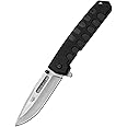 HOKC T-34 | 323-180401 | Pocket Knife, EDC Knife by Official Dealer - Liner Lock, G10 Handle, Ball Bearing, Finger Flipper, Thumb Stud, Long and Durable AUS8 Stainless Steel, Satin Finished - Ideal for Camping & Hunting