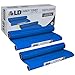 LD Compatible Thermal Ribbon Refill Roll Replacements for Brother PC402 (2-Pack)