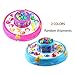 Fishing Toy,TOWERPRO Fish Game Electric Rotating Magnetic Fishing Gaming for Parent Child Interaction Imagination (Double Layer)