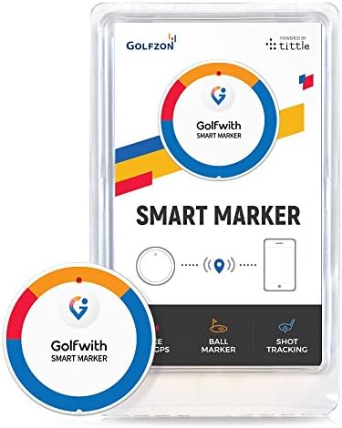 Golfwith Smart Voice GPS Golf ball Marker for IOS and Android