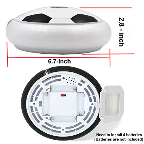 image for Happy Gift Kids Toys Soccer Floating Football Colorful LED Light 4-8 Y