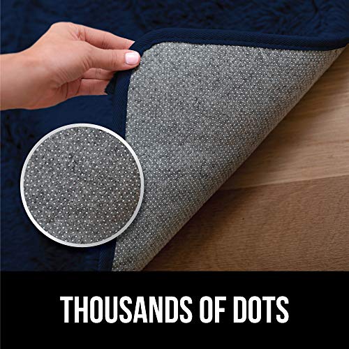 GORILLA GRIP Original Premium Fluffy Area Rug, 2x4 Feet, Super Soft