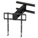 MantelMount- MM340 Above Fireplace Pull Down TV Mount- Televisions 44" to 80" Up to 90 lbs - Safe Auto-Adjusting TV Mounts - Patented Motion Stops, Handles, Balancing Technology - Superior Steel