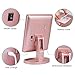 Lighted Makeup Mirror, BEW Vanity Mirror with 22 LED lights & Touch Screen Dimmable and Detachable 10x Magnifying Spot Mirror for Countertop Cosmetic, Valentine's Day Gift (Rose Gold)