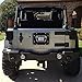 Fits Jeep Wrangler Spare Tire Delete Plate for JK JKU Tailgate Tramp Stamp Vent Cover