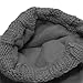 Anzermix Women's Fleece Cable Knitted Liners Rain Boot Socks (M, Gray)