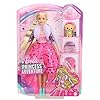 Barbie-GML76-Adventure-Deluxe-Princess-Doll Barbie Princess Adventure Doll in Princess Fashion with Pet Puppy, 2 Pairs of Shoes, Tiara and 4 Accessories, for 3 to 7…