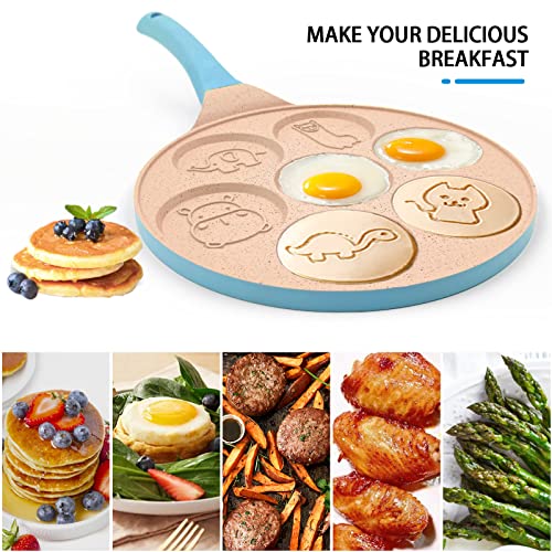 Mini Pancakes Griddle Mold, Breakfast Maker Kids Pancake Mold Crepe