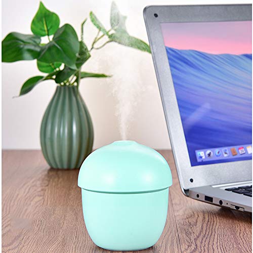 Livoty Ultrasonic Cool Mist Humidifier,Mini Porcelain Home Aroma LED Essential Oil Tray Air Diffuser Purifier (Blue)