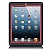 Fingic for iPad 2/3/4 Case - Red 3 Layer Armor High-Impact Rugged Shockproof Protective Case for Kids, Black/Red