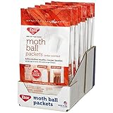 Enoz Moth Ball Packets - Ceder Scented Kills Clothes Moths, Carpet Beetles, and Eggs and Larvae