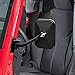 SEVEN SPARTA Quick Release Mirrors for Jeep Wrangler TJ, JK, LJ, Door Off Mirrors for Jeep, 1 Pair of Doorless Mirrors, 2 Pack