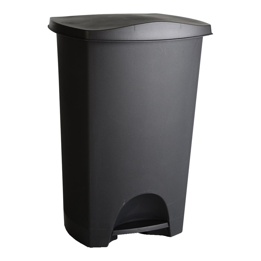 42 Litre Tall Plastic Pedal Bin Black Amazon.co.uk DIY & Tools