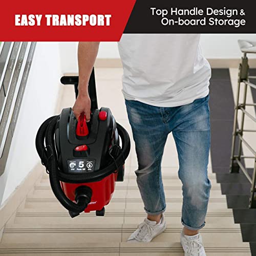 Vacmaster VF408 4 Gallon Wet/Dry Vacuum Cleaner with 2Stage Motor