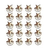 Coobbar 20PCS Twist wedding Small Mini Metal Gold Color Star Hairpins Women Girl Swirl Hair Pins