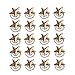 Coobbar 20PCS Twist wedding Small Mini Metal Gold Color Star Hairpins Women Girl Swirl Hair Pins