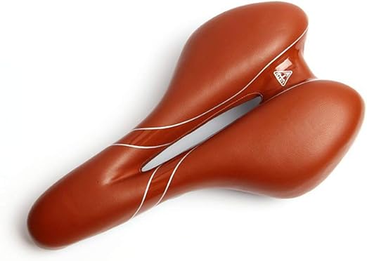leather mountain bike saddle