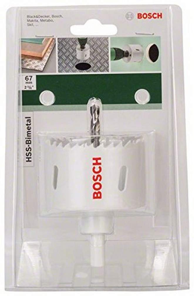Bosch 2609255614 HSS Bi-Metal Holesaw with Diameter 67mm