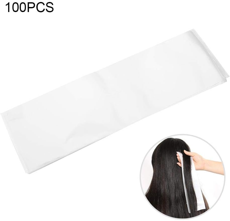 100Pcs Hair Dye Paper Hair Coloring Paper,Hair Foils Dyeing Separating Sheet Professional Salon Hair Dye Paper Recycleable Dyeing Color Highlight Paper