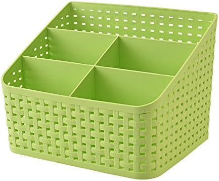 Fanmeili SN2245 Desktop Organizer Desk Storage Container, Green