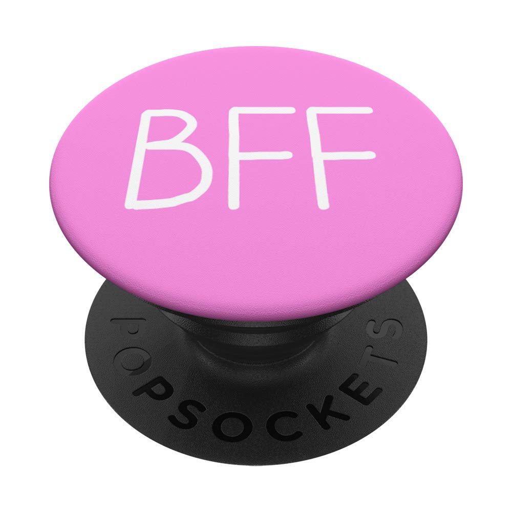 BFF Best Friends Forever Pink BFFs Teen Girl Gift PopSockets PopGrip: Swappable Grip for Phones & Tablets
