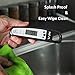 MEAT THERMOMETER - Digital Readout Lets You Cook Your Steaks To The Perfect Temp And Never Serve Under Cooked Chicken Again. Number 1 Rated For BBQ Grill, Smoker, Oven.
